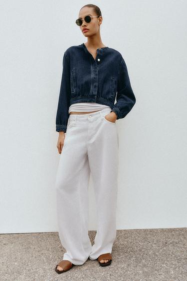 Zara Джинсовый бомбер Z1975