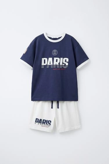 Пижама с принтом psg для детей 6-14 лет
