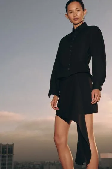 Короткая юбка асимметричного кроя — коллекция Zara «Zw»- Заказать в России