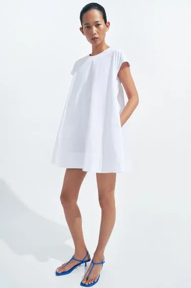 Короткое платье — коллекция Zara «Zw»- Заказать в России