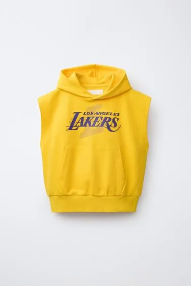 Толстовка-жилет с капюшоном Nba — Los Angeles Lakers- Заказать в России