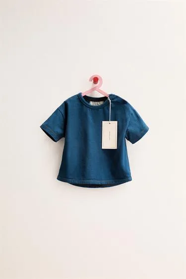 Zara «Timeless» - хлопковая футболка- Заказать в России