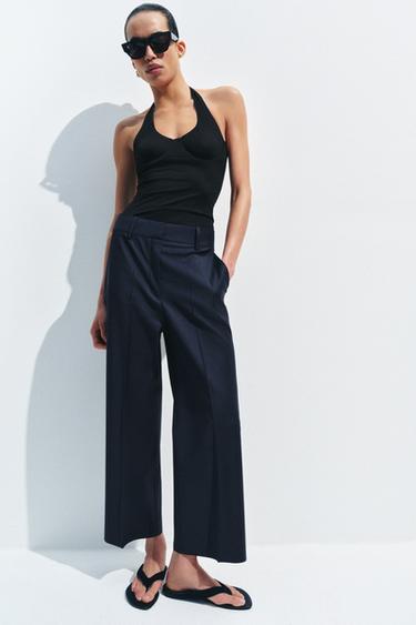 Zara Брюки из смесовой шерсти с заутюженными стрелками — коллекция ZARA «ZW»