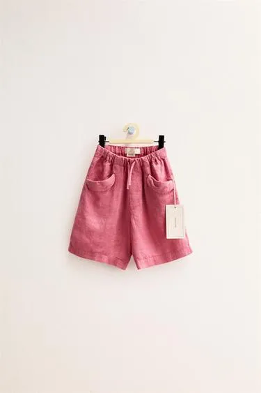 Zara «Timeless» - льняные бермуды