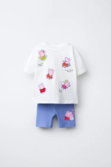 Комплект из футболки и легинсов-велосипедок Peppa Pig ™