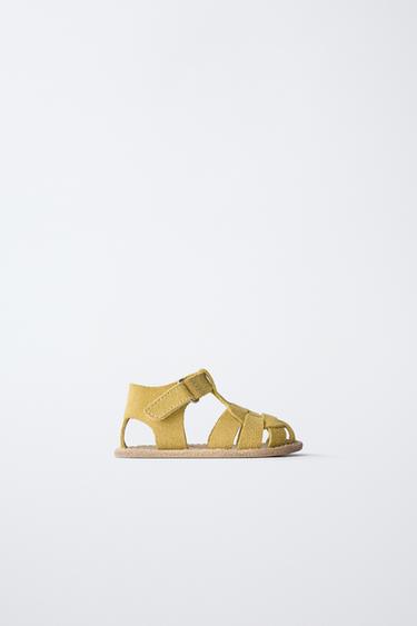 Zara Сандалии в кожаной клетке