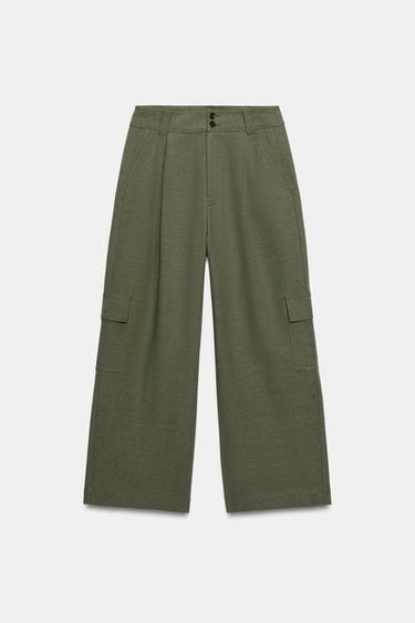 Zara Брюки карго прямого кроя