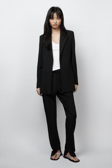 Zara Узкие брюки из шерсти — коллекция ZARA «ZW» лимитированная серия