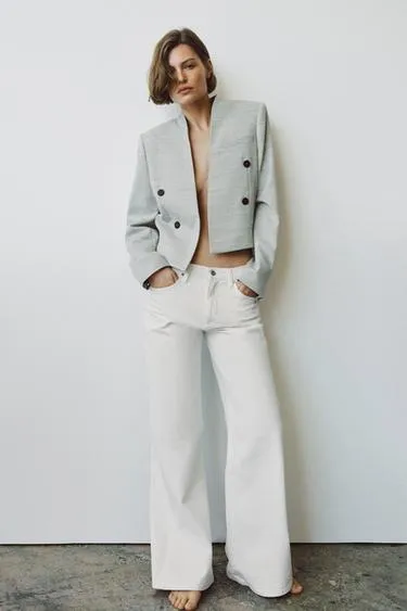 Джинсы  с низкой посадкой — коллекция Zara «Zw»- Заказать в России