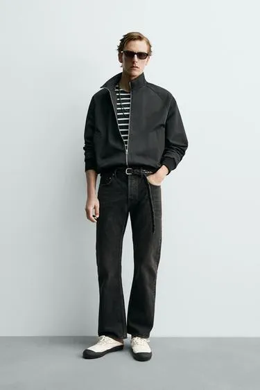 Куртка стандартной посадки из хлопка и шерсти Zara «Aaron Levine»- Заказать в России