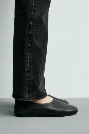 Лоферы из кожи с подошвой Vibram® Zara «Aaron Levine»