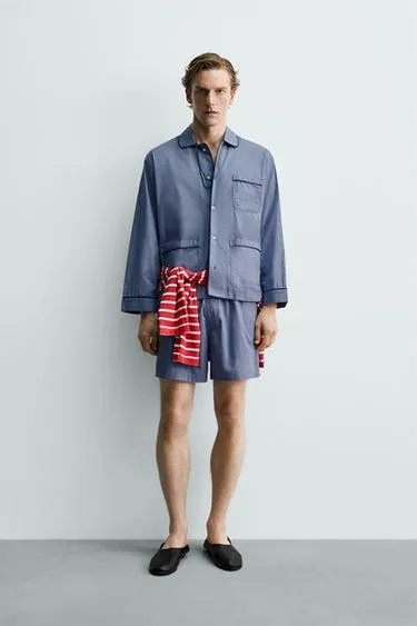 Пижамный костюм с шортами Zara «Aaron Levine»- Заказать в России