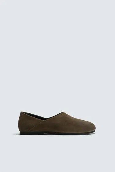 Лоферы из кожи с подошвой Vibram® Zara «Aaron Levine»- Заказать в России
