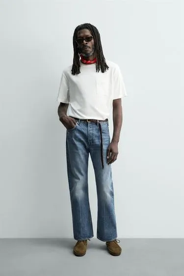 Футболка с карманом Zara «Aaron Levine»- Заказать в России