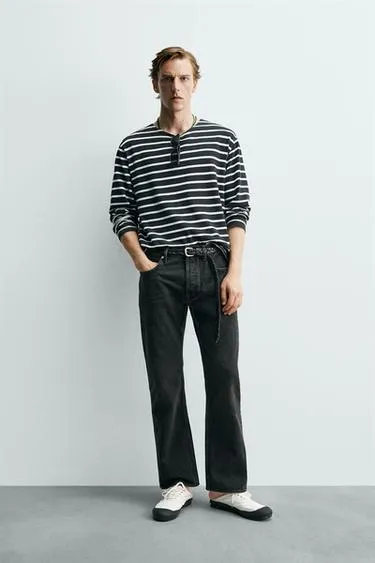 Джинсы прямого кроя  Zara «Aaron Levine»