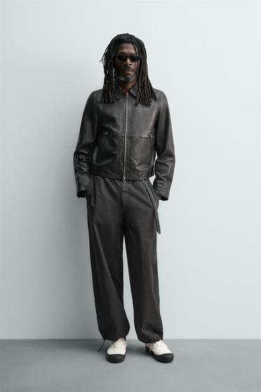 Zara Кожаная куртка ZARA «AARON LEVINE»