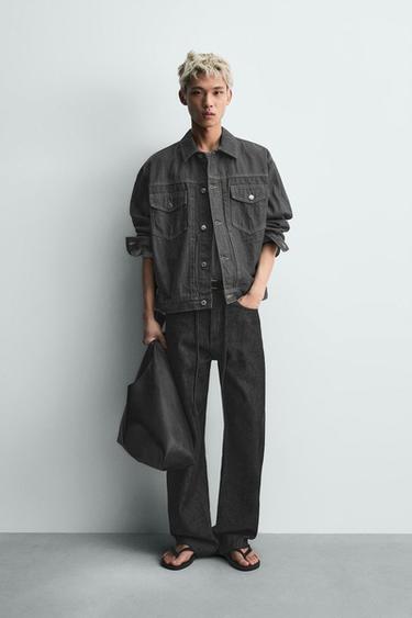 Zara Джинсовая куртка оверсайз FIT