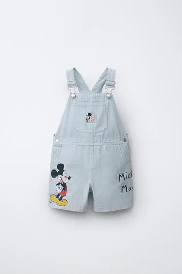 Короткий комбинезон из хлопка в полоску «Микки Маус» © Disney