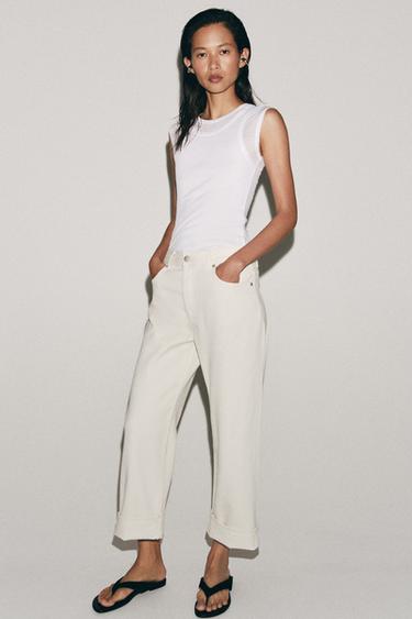 Zara Джинсы багги с низкой посадкой — коллекция ZARA «ZW» купить с доставкой.