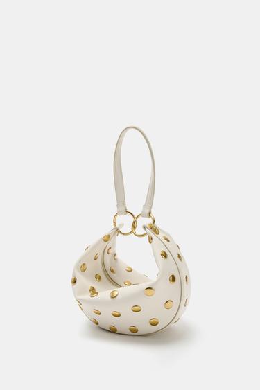 Zara Сумка с заклепками купить с доставкой.
