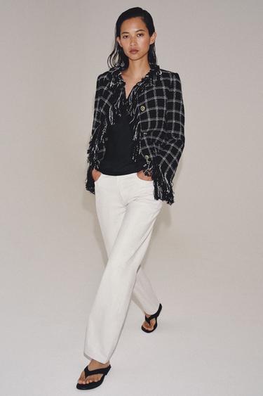 Zara Джинсы прямого кроя со средней посадкой — коллекция ZARA «ZW»