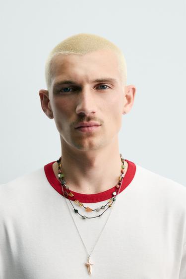 Zara Набор из 3 комбинированных ожерелий