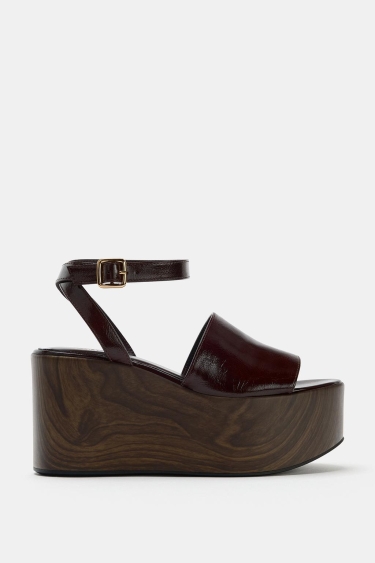Zara Платформенные сандалии купить с доставкой.
