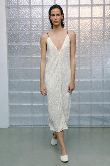 Zara Платье с пайетками — коллекция ZARA «ZW»