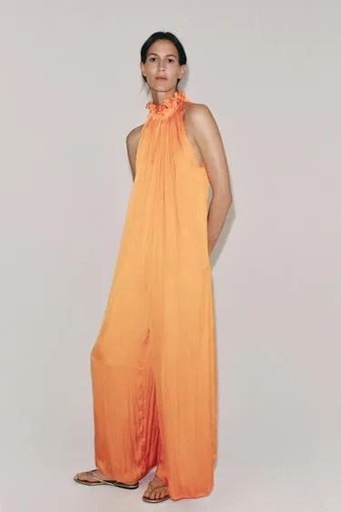 Атласный комбинезон — коллекция Zara «Zw»