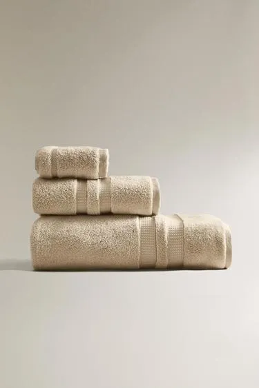 Махровое полотенце с двойной каймой extra soft