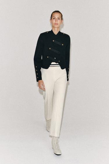 Zara Укороченные брюки — коллекция ZARA «ZW» купить с доставкой.