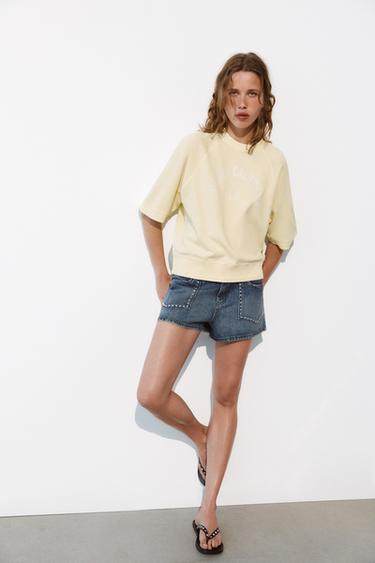 Zara Толстовка с надписью