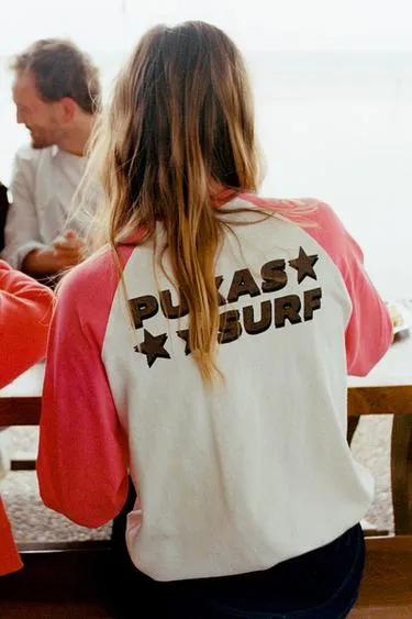 Футболка с круглым вырезом и рукавами реглан pukas surf- Заказать в России