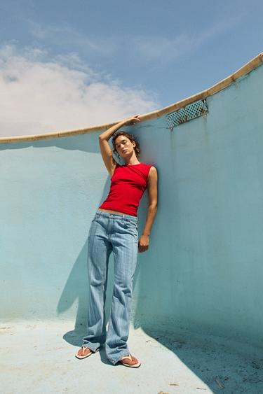 Zara Футболка без рукавов