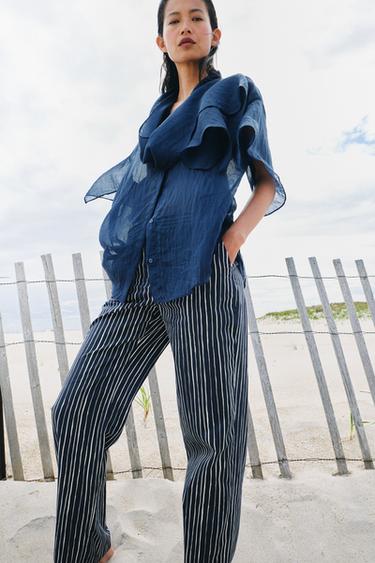 Zara Рубашка с шарфом — коллекция ZARA «ZW»