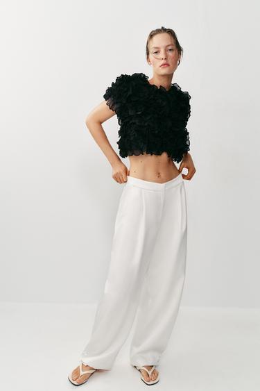 Zara Топ с рельефным узором