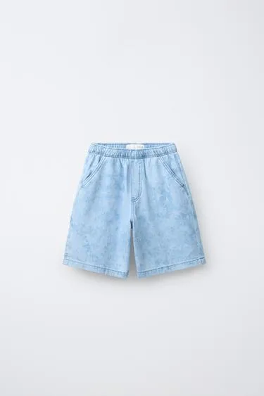 Джинсовые шорты Tie Dye