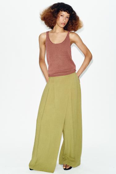 Zara Широкие брюки-парео