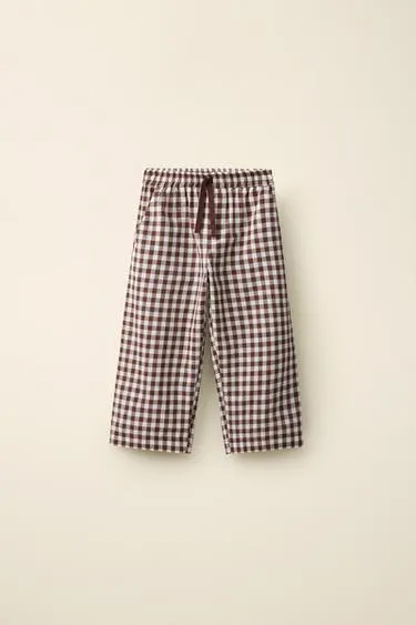 Брюки в клетку gingham созданные caramel london x zara- Заказать в России