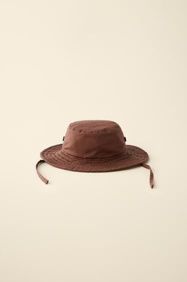 Zara Панама с регулируемыми завязками CARAMEL LONDON X ZARA