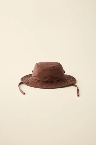 Панама с регулируемыми завязками caramel london x zara