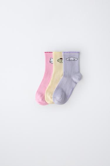 Zara Набор из трех средних носков HELLO KITTY AND FRIENDS © SANRIO