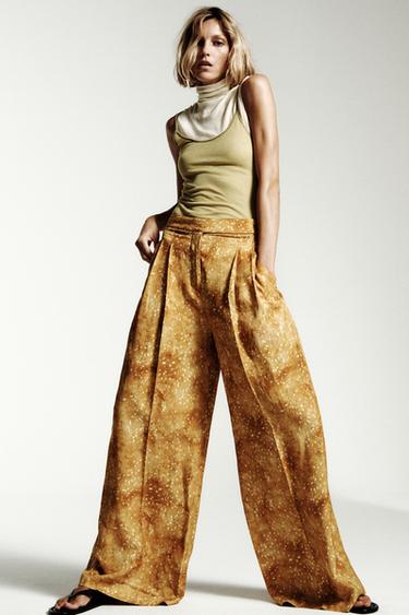 Zara Брюки с принтом — коллекция ZARA «ZW» купить с доставкой.
