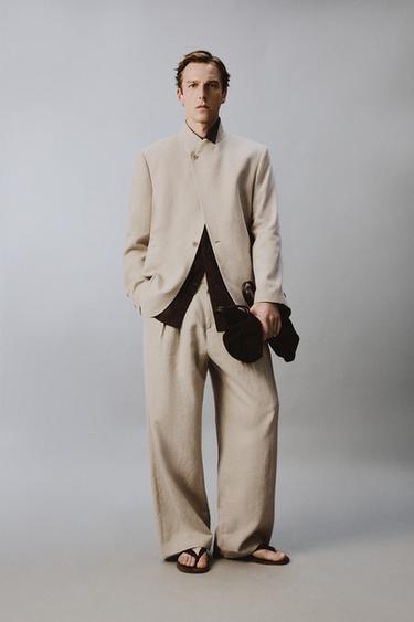 Zara Костюмный двубортный блейзер 