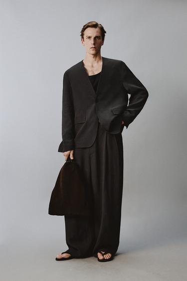 Zara Костюмный блейзер  без лацканов
