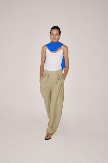 Zara Брюки  с защипами — коллекция ZARA «ZW»