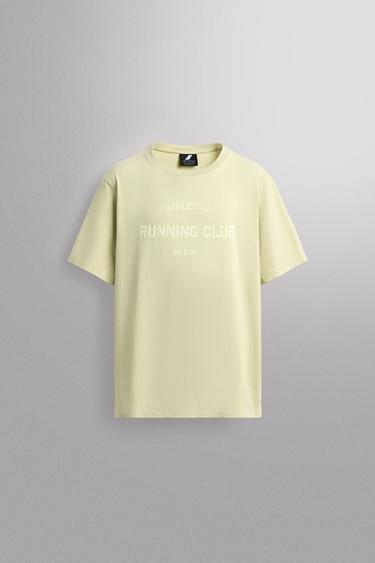 Zara Хлопковая футболка для бега