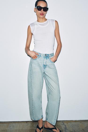 Zara Джинсы коллекция ZARA «ZW» ANKLE  со средней посадкой