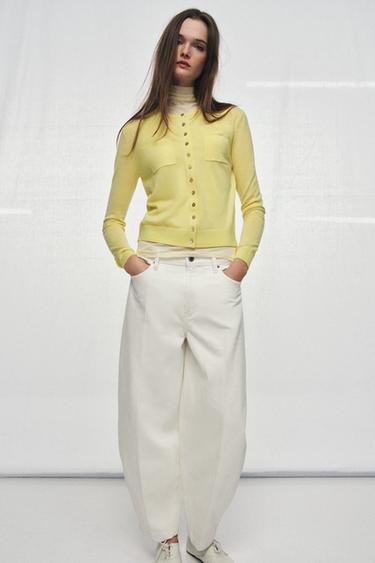 Zara Джинсы коллекция ZARA «ZW»  с высокой посадкой
