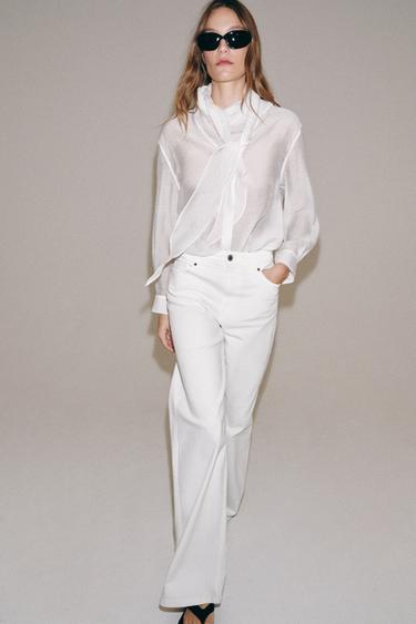 Zara Джинсы  с высокой посадкой — коллекция ZARA «ZW»